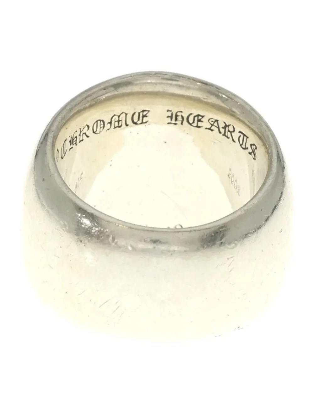 Chrome Hearts Classic Oval Cross Ring Silver